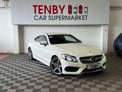 White Used 2018 Mercedes C220 AMG line Coupe | £13,295 (Good price)