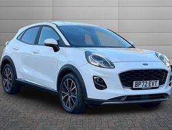 Frozen white Used 2022 Ford Puma Titanium Hatchback | £14,400 (Good price)
