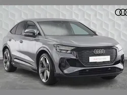 Grey Used 2023 Audi Q4 Sportback e-tron Black Edition SUV | £36,350 (Good price)