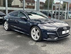 Blue Used 2019 Audi A7 Sportback S-Line Hatchback | £16,995 (Good price)