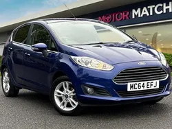 Blue Used 2014 Ford Fiesta Zetec Hatchback | £6,157 (Fair price)