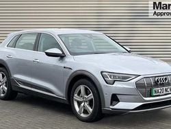 Silver Used 2020 Audi e-tron Advanced SUV | £17,491 (Fair price)