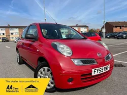 Red Used 2009 Nissan Micra Visia Hatchback | £2,395 (Fair price)