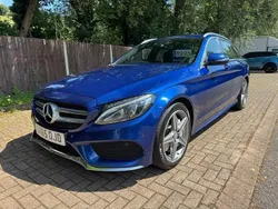 Blue Used 2015 Mercedes C250 AMG line Estate | £8,995 (Fair price)