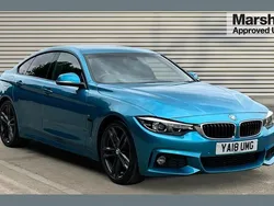 Blue Used 2018 BMW 420 M Sport Coupe | £16,568 (Fair price)