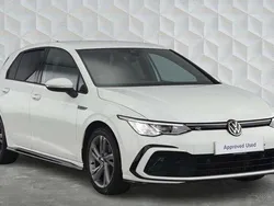 White Used 2021 VW Golf VIII R-line Hatchback | £17,284 (Fair price)