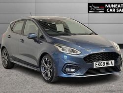 Blue Used 2018 Ford Fiesta ST-Line Hatchback | £9,400 (Fair price)