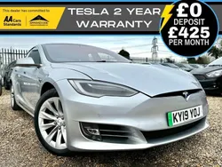 Silver Used 2019 Tesla Model S Long Range Sedan | £21,990 (Fair price)