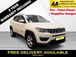 White Used 2020 Jeep Compass Longitude SUV | £10,895 (Fair price)