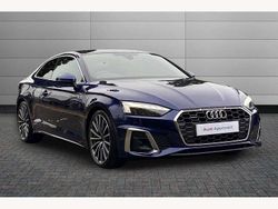 Blue Used 2022 Audi A5 S-Line Coupe | £26,350 (Fair price)