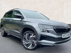 Grey Used 2023 Skoda Karoq SportLine SUV | £24,790 (Fair price)