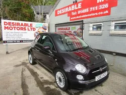 Mauve/purple Used 2013 Fiat 500 Lounge Hatchback | £2,995 (Good price)