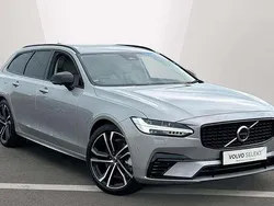 Silver New 2025 Volvo V90 Ultra Estate | £58,950 (Expensive)