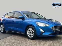 Blue Used 2021 Ford Focus Titanium Hatchback | £13,810 (Fair price)