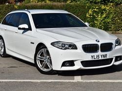 White Used 2015 BMW 520 M Sport Estate | £9,990 (Fair price)