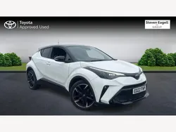 White/black Used 2022 Toyota C-HR Sport SUV | £22,105 (Expensive)