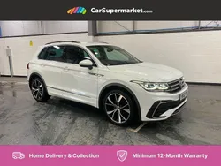 White Used 2021 VW Tiguan R-line SUV | £24,197 (Fair price)