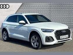 White Used 2022 Audi Q5 S-Line SUV | £26,129 (Good price)