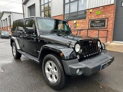 Black Used 2015 Jeep Wrangler Overland SUV | £21,995 (Expensive)