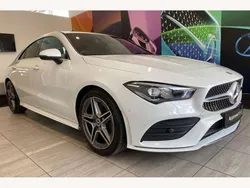 White Used 2022 Mercedes CLA200 AMG line Coupe | £23,690 (Fair price)