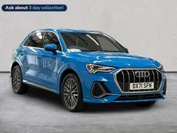Blue Used 2021 Audi Q3 S-Line SUV | £28,272 (Fair price)