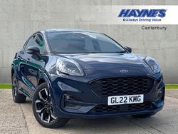 Blue Used 2022 Ford Puma Gen-E ST-Line X Hatchback | £15,495 (Fair price)