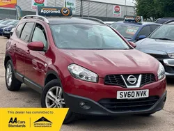 Red Used 2010 Nissan Qashqai +2 N-TEC SUV | £4,975 (Fair price)