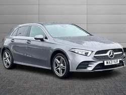 Mountain grey Used 2021 Mercedes A250 AMG line Hatchback | £19,950 (Good price)