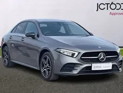 Grey Used 2021 Mercedes A250 AMG line Sedan | £16,405 (Good price)