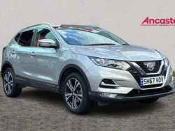 Silver Used 2017 Nissan Qashqai N-Connecta SUV | £10,475 (Fair price)