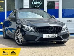 Black Used 2017 Mercedes C300 AMG line Coupe | £16,950 (Fair price)