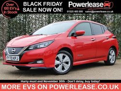 Red Used 2020 Nissan Leaf Tekna Hatchback | £9,464 (Good price)