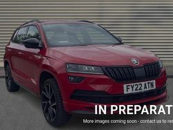 Red Used 2022 Skoda Karoq SportLine SUV | £20,731 (Fair price)