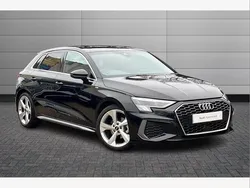 Mythos black Used 2024 Audi A3 S-Line Hatchback | £24,450 (Fair price)