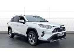 White Used 2021 Toyota RAV4 Hybrid Design SUV | £24,995 (Good price)