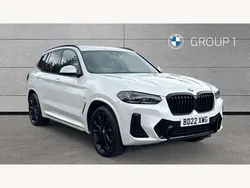 White Used 2022 BMW X3 M Sport SUV | £35,990 (Expensive)