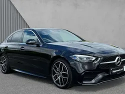 Black Used 2022 Mercedes C300e AMG Line Premium Plus Sedan | £34,800 (Expensive)