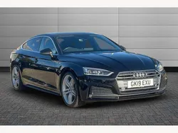Black Used 2019 Audi A5 Sportback S-Line Hatchback | £19,450 (Fair price)