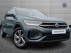 Blue Used 2024 VW T-Roc R-line SUV | £24,395 (Fair price)