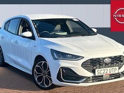 White Used 2022 Ford Focus ST-Line Hatchback | £16,879 (A bit pricey)