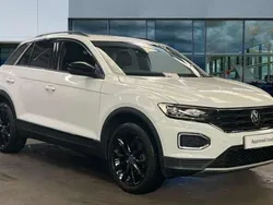 White Used 2021 VW T-Roc Black Edition SUV | £21,864 (Fair price)