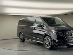 Obsidian black Used 2023 Mercedes V300 Premium MPV | £76,500 (Fair price)
