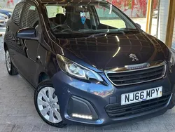 Blue Used 2016 Peugeot 108 Active Hatchback | £4,895 (Fair price)