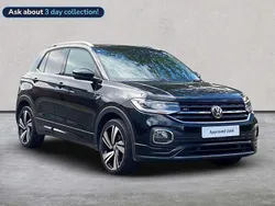 Black Used 2019 VW T-Cross R-line SUV | £13,698 (Fair price)