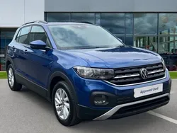 Reef blue metallic Used 2023 VW T-Cross Edition SUV | £16,752 (Fair price)