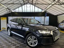 Black Used 2017 Audi Q7 S-Line SUV | £23,200 (Fair price)
