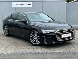 Myth black metallic Used 2019 Audi A6 S-Line Sedan | £26,950 (Fair price)
