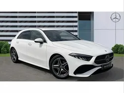 White Used 2023 Mercedes A180 AMG Line Premium Hatchback | £25,647 (Fair price)