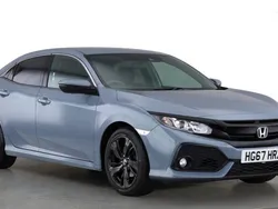 Grey Used 2017 Honda Civic SR Hatchback | £10,799 (Fair price)