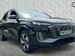 Black Used 2025 Audi Q6 e-tron S-Line SUV | £64,520 (Good price)